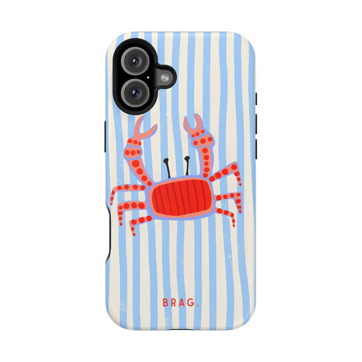 Azure Crab Magnetic Impact-Resistant Phone Case