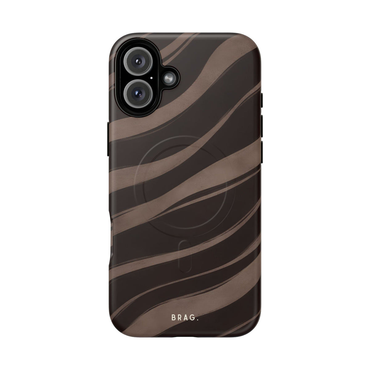 Zebra Wave MagSafe Tough Phone Case — Magnetic Protective Cover