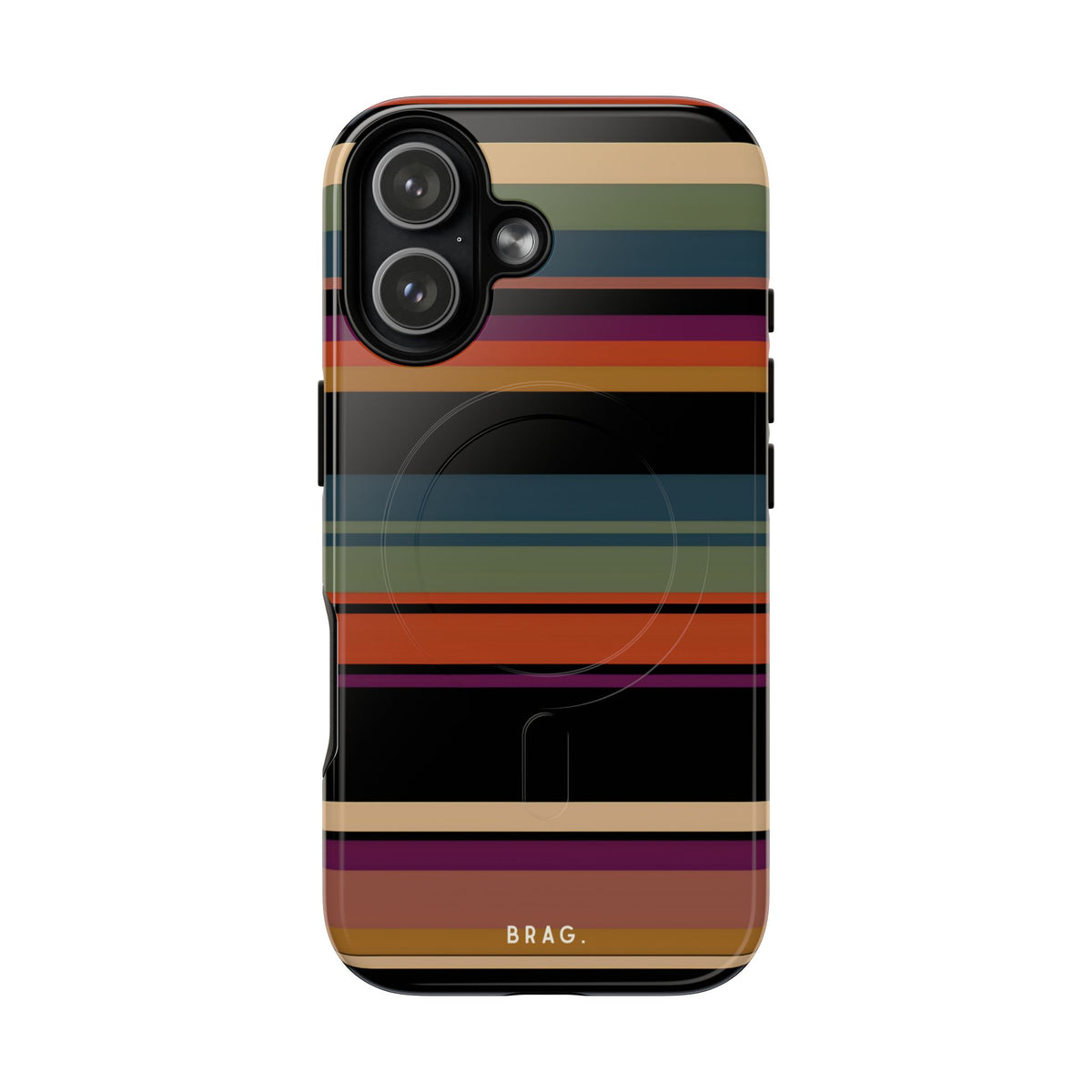 Market Stripe MagSafe Tough Phone Case — Magnetic Protective Cover
