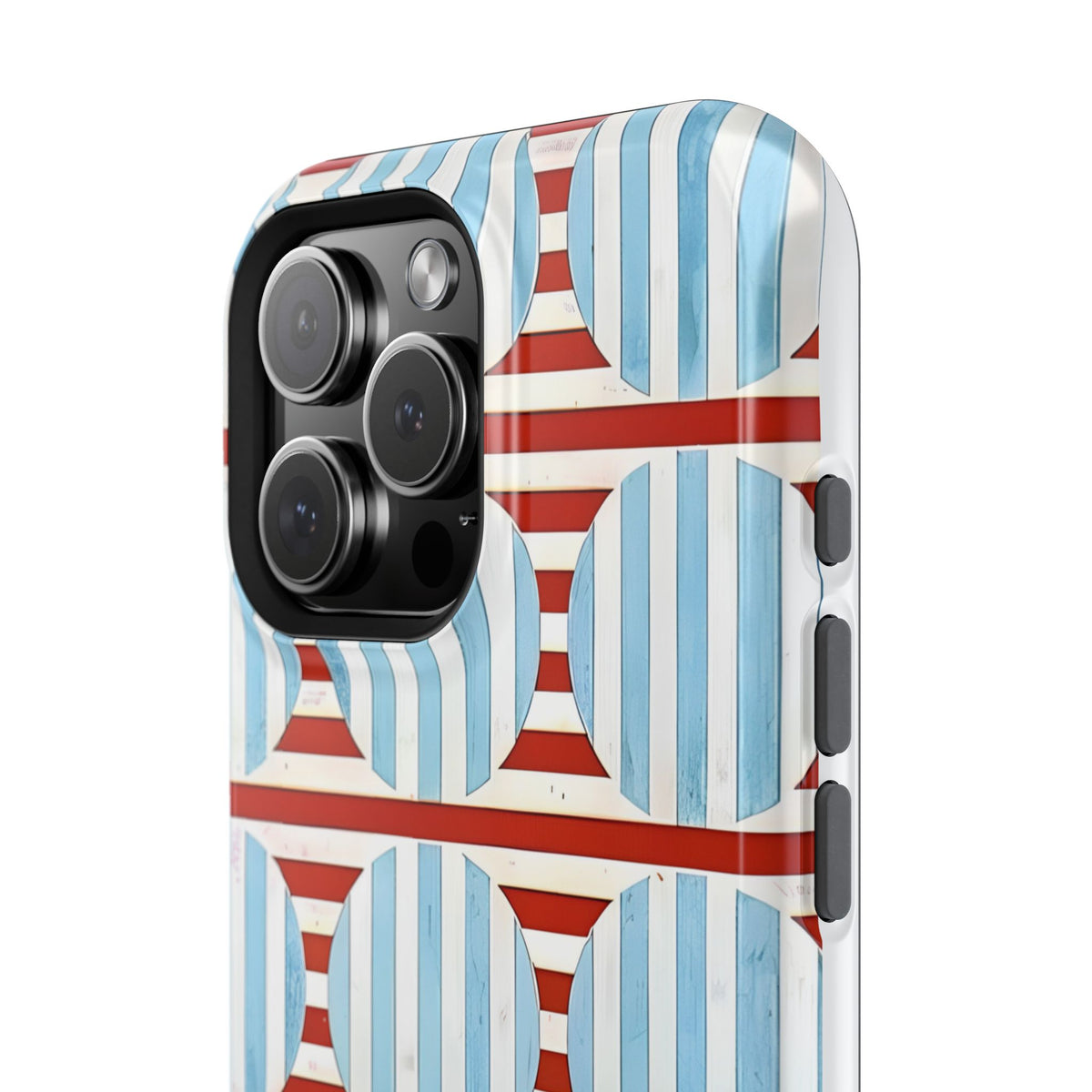 Riviera Stripe Magnetic Impact-Resistant Phone Case