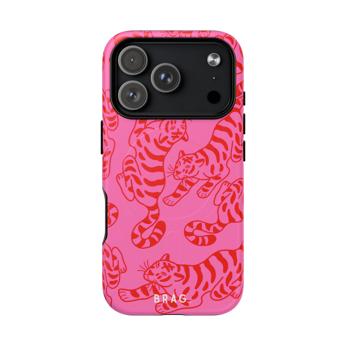 Tiger Lily MagSafe Tough Phone Case — Magnetic Protective Cover