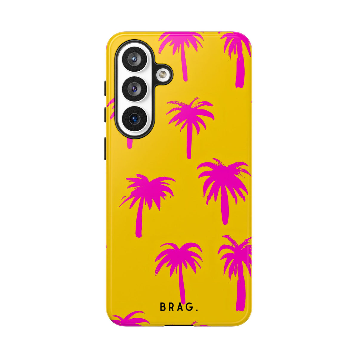 Pink Palms Tough Phone Case – Shockproof Protective iPhone Cover
