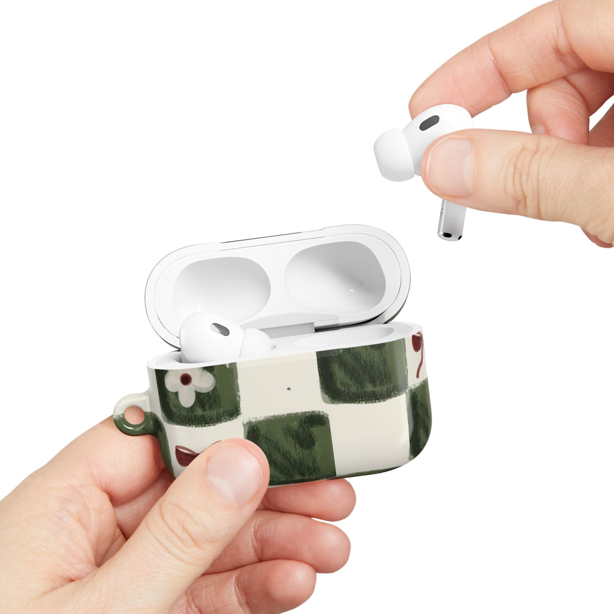 Garden Mosaic AirPod Case – Slim Protective Charging Case
