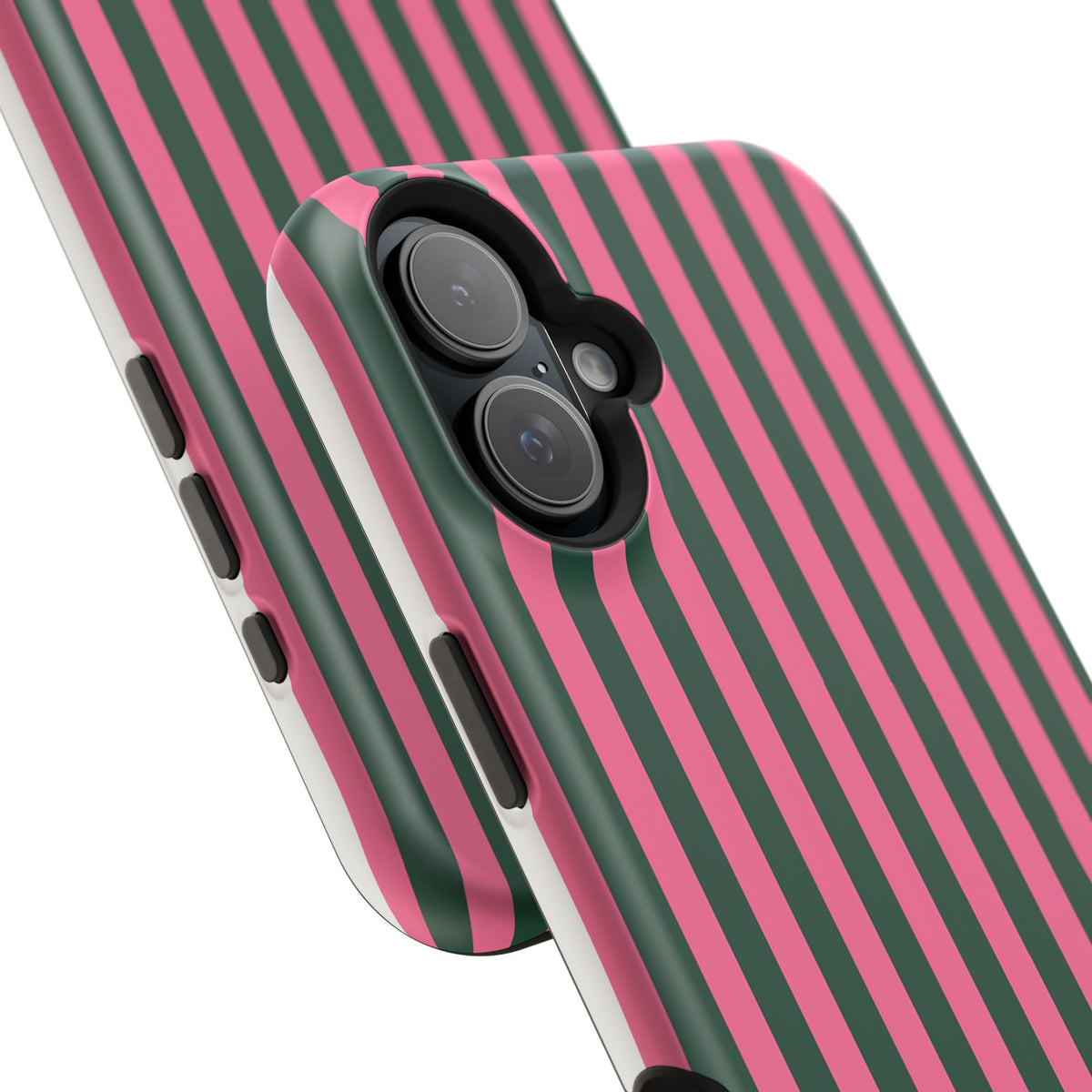 Flamingo Stripe Magnetic Impact-Resistant Phone Case