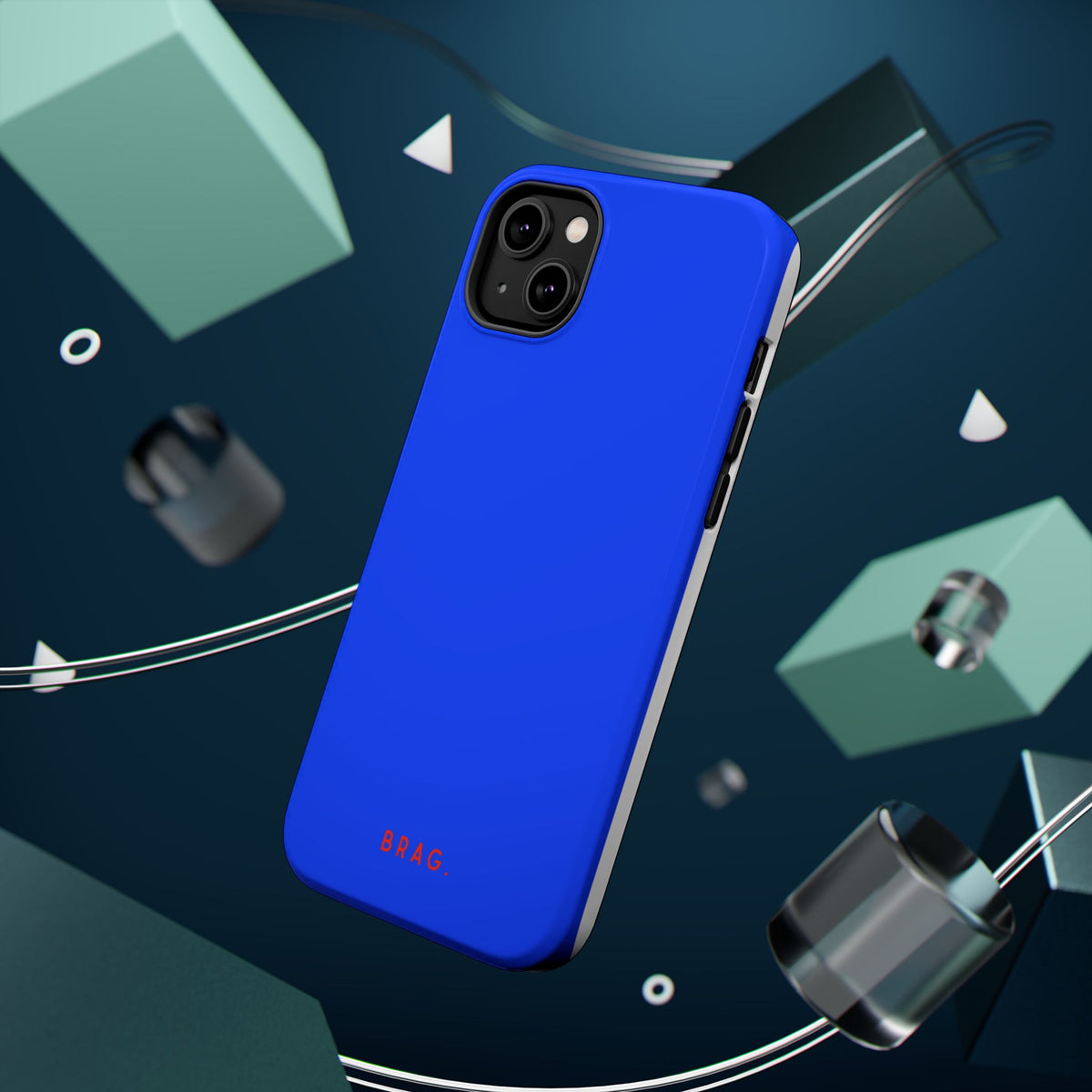 Brag Blue Magnetic Impact-Resistant Phone Case