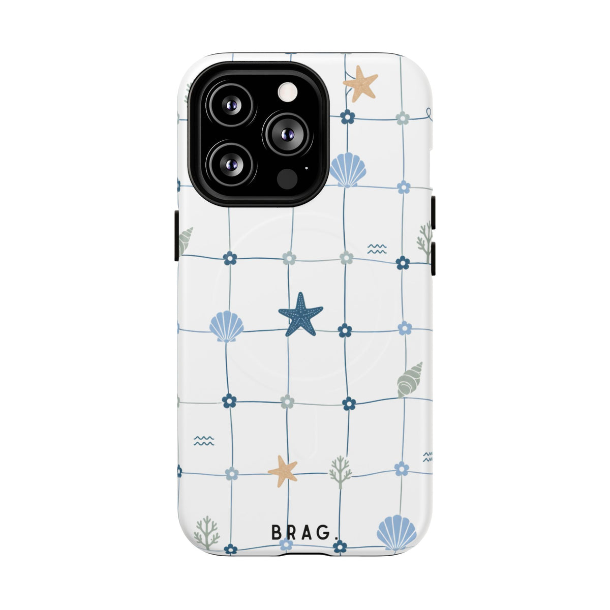 Sea Sun Sand MagSafe Tough Phone Case — Magnetic Protective Cover