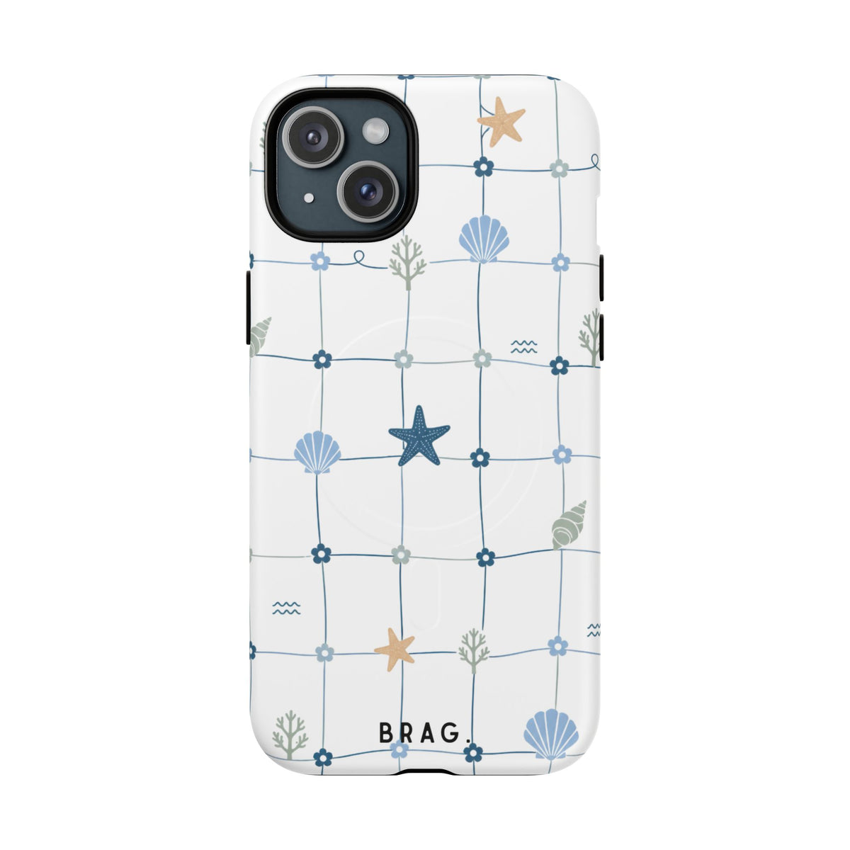 Sea Sun Sand MagSafe Tough Phone Case — Magnetic Protective Cover