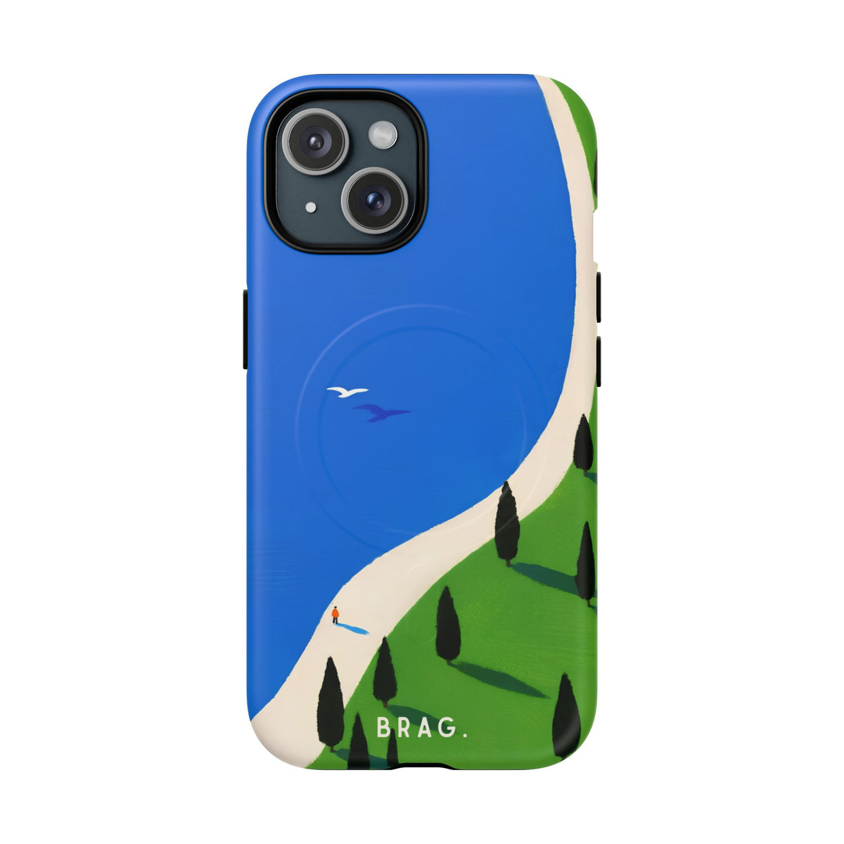 Blue Escape MagSafe Tough Phone Case — Magnetic Protective Cover