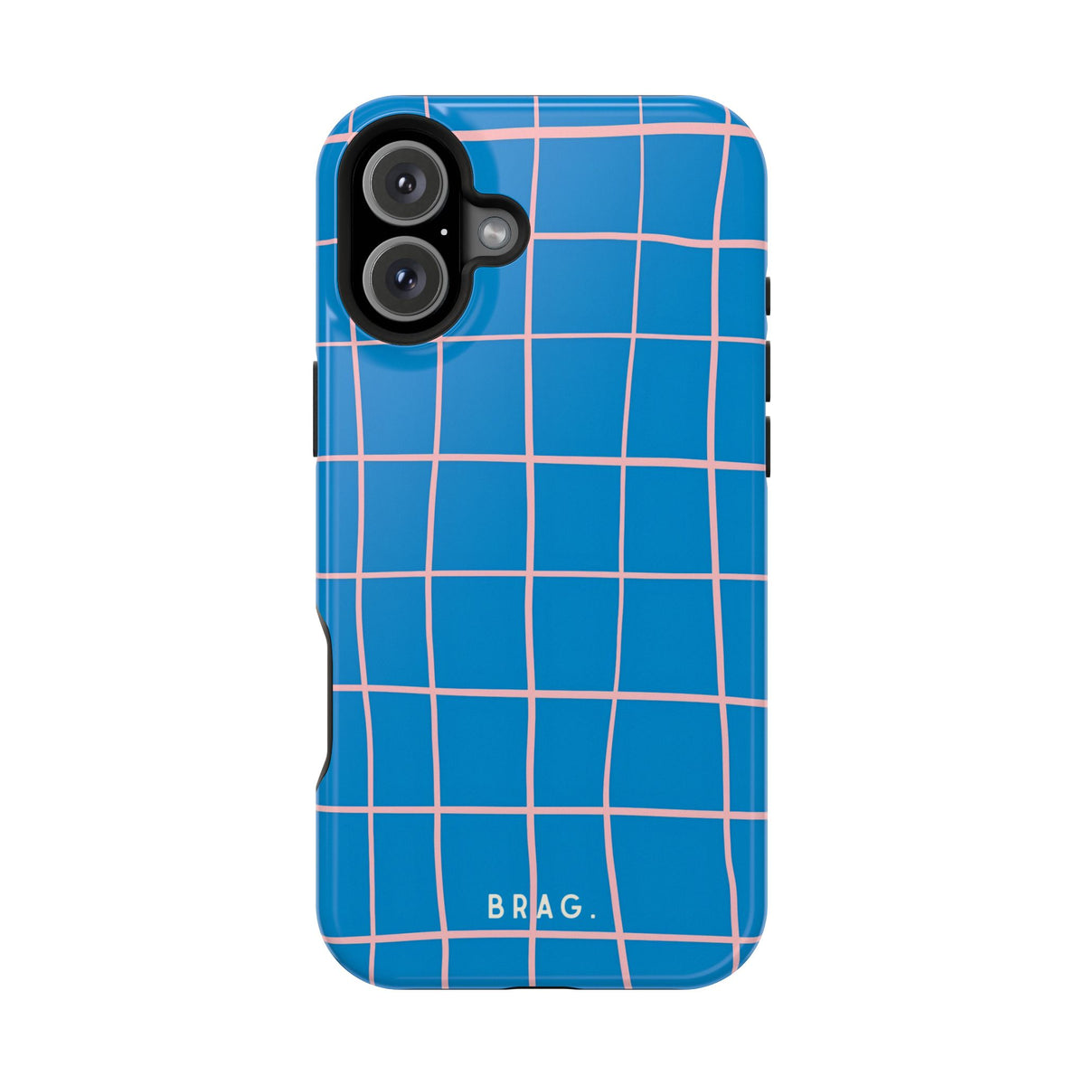Coastal Grid Magnetic Impact-Resistant Phone Case
