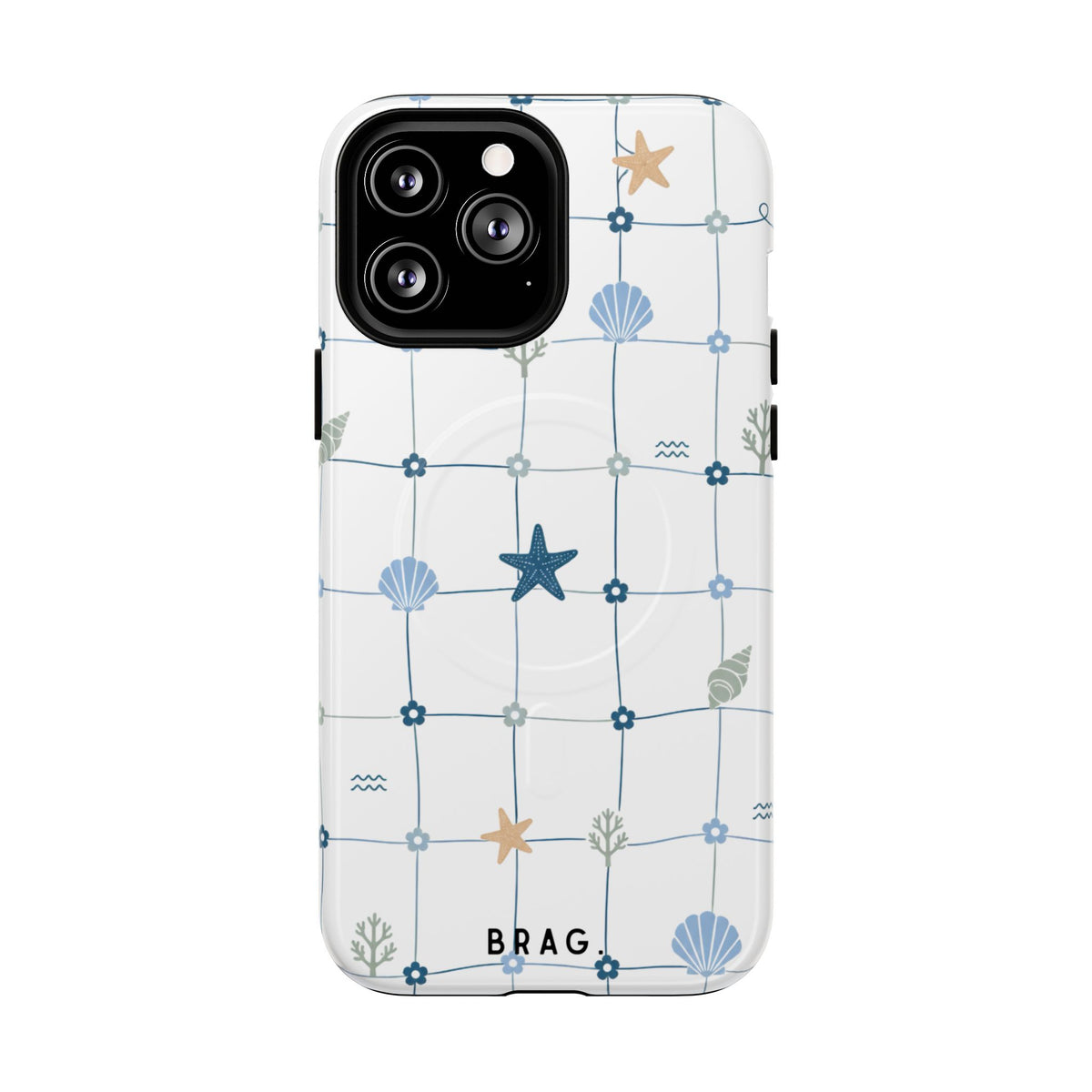 Sea Sun Sand MagSafe Tough Phone Case — Magnetic Protective Cover