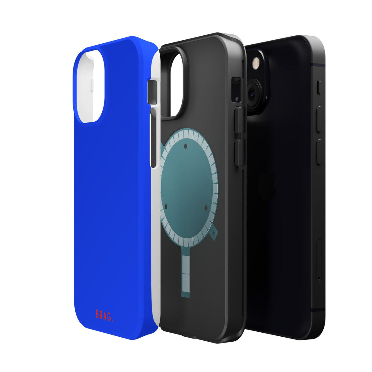 Brag Blue Magnetic Impact-Resistant Phone Case