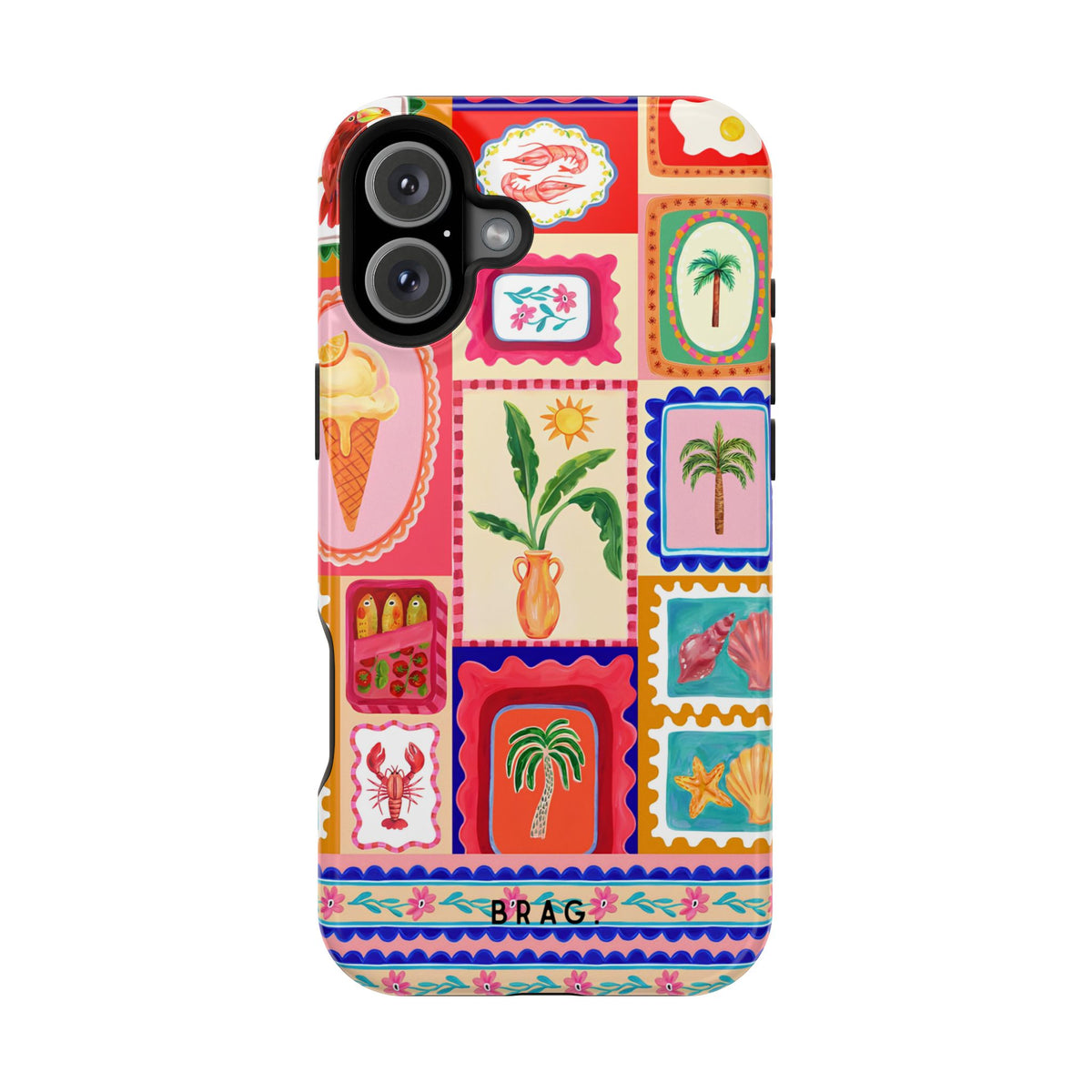 Postcard Magnetic Impact-Resistant Phone Case