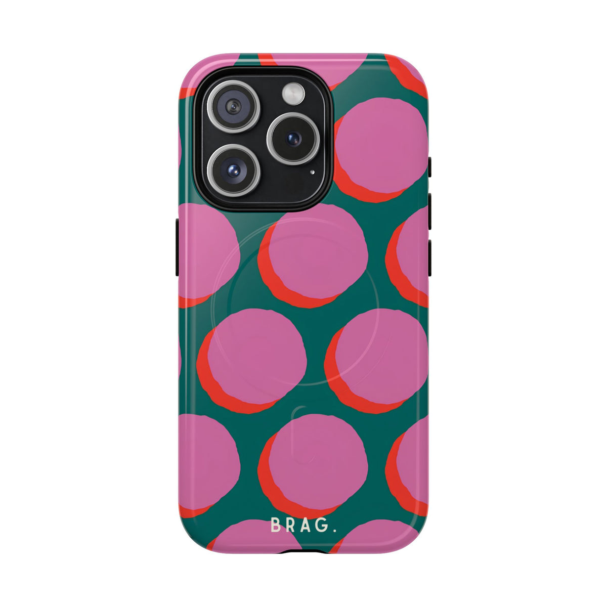Pink Moon MagSafe Tough Phone Case — Magnetic Protective Cover