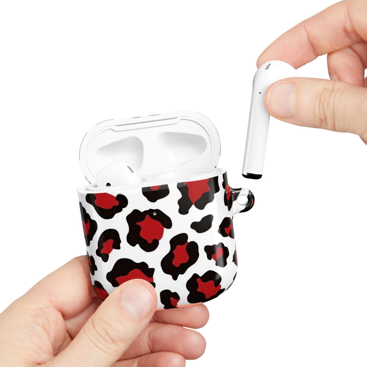 Leopard Kiss AirPod Case – Slim Protective Charging Case