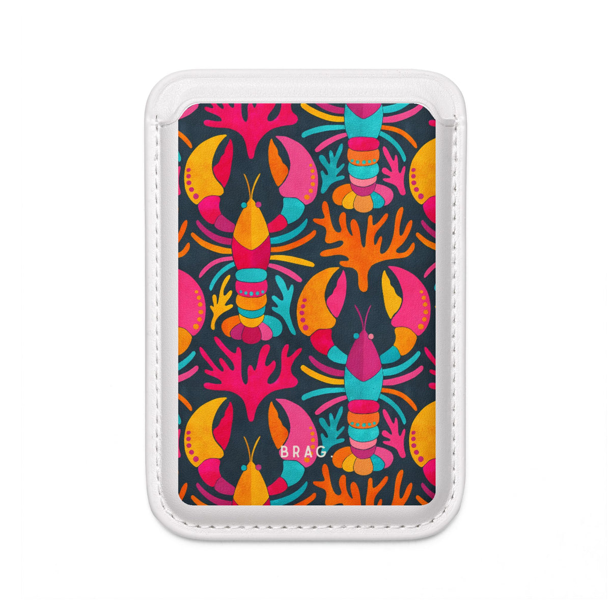 Jungle Disco MagSafe Vegan Wallet — Slim Phone Card Holder