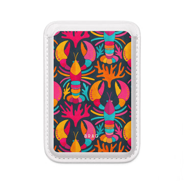 Jungle Disco MagSafe Vegan Wallet — Slim Phone Card Holder