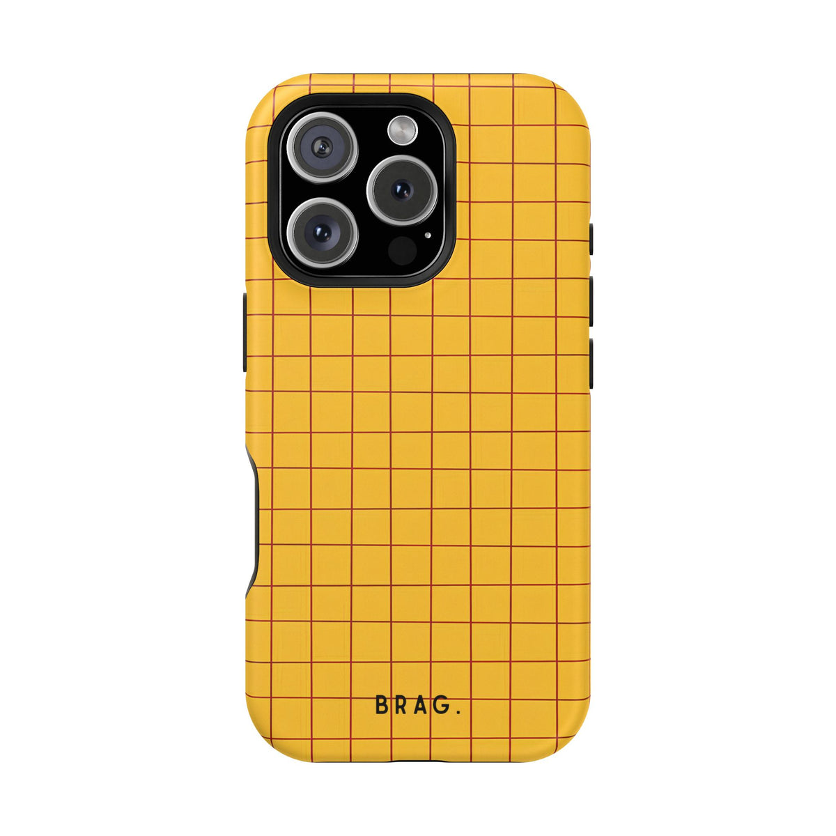 Cheese Grid Magnetic Impact-Resistant Phone Case