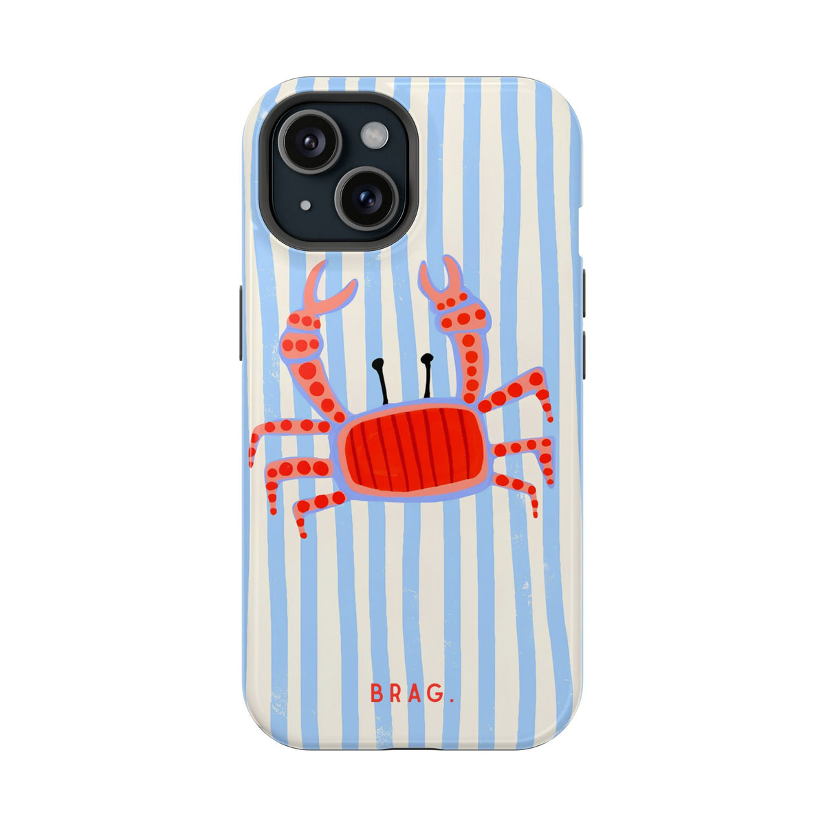 Azure Crab Magnetic Impact-Resistant Phone Case