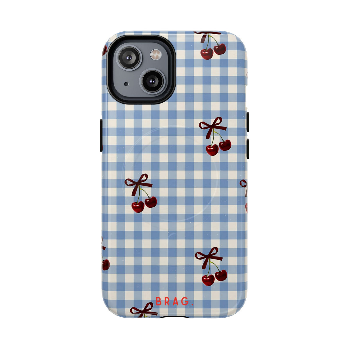 Cherry Picnic MagSafe Tough Phone Case — Magnetic Protective Cover