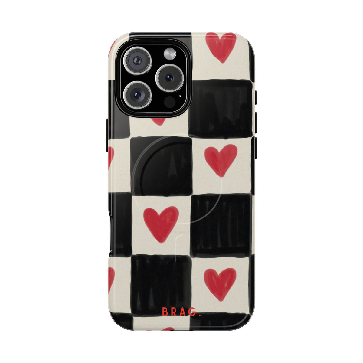 Heart Check MagSafe Tough Phone Case — Magnetic Protective Cover