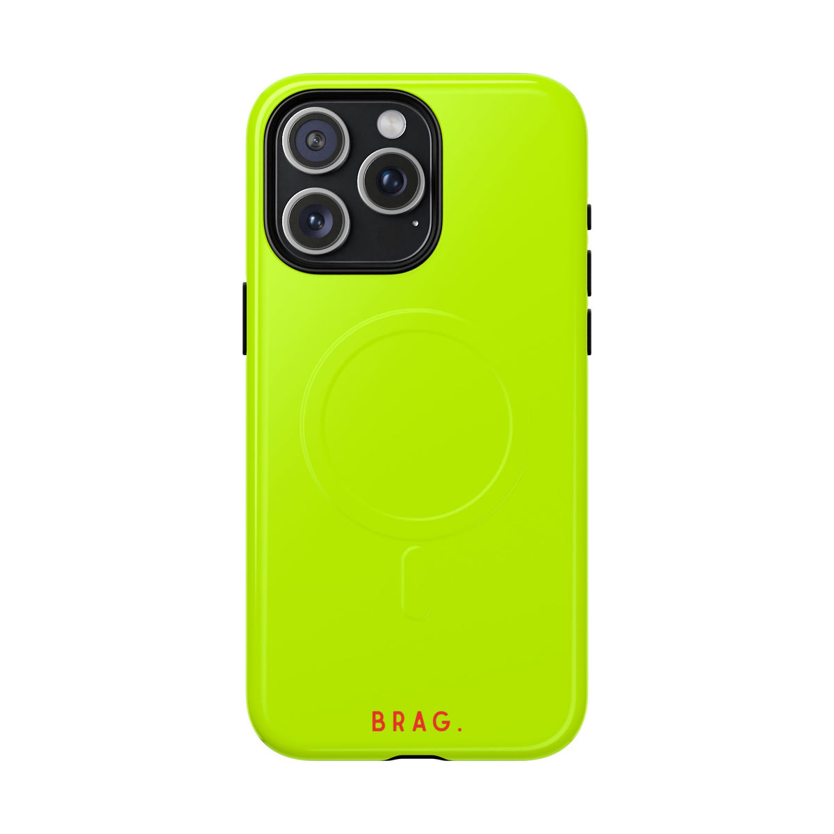 Brag Neon MagSafe Tough Phone Case — Magnetic Protective Cover