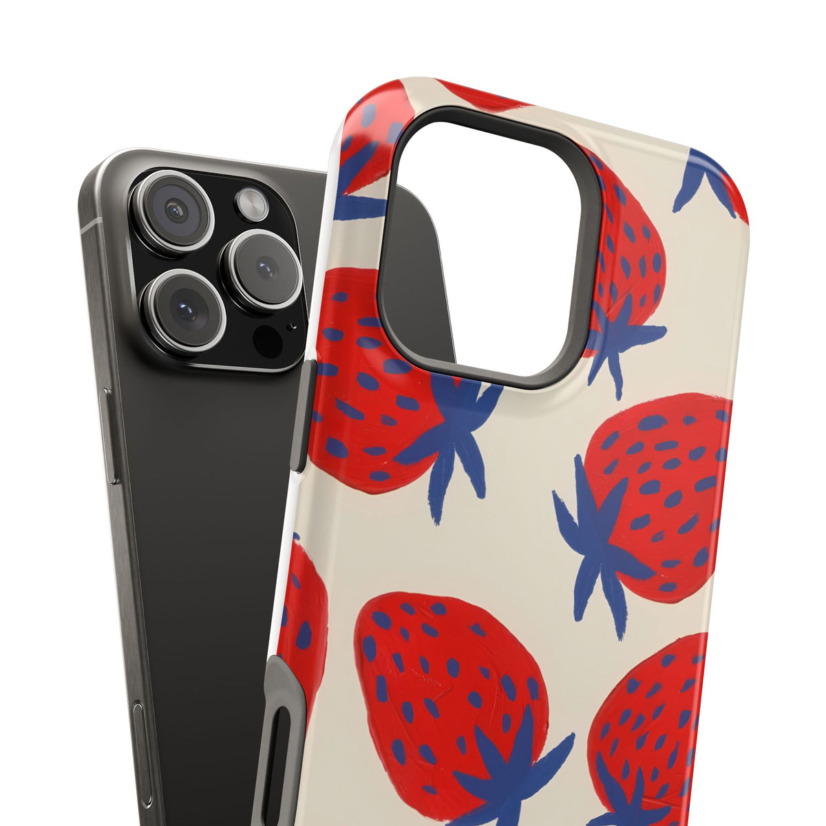 Strawberry Field Magnetic Impact-Resistant Phone Case