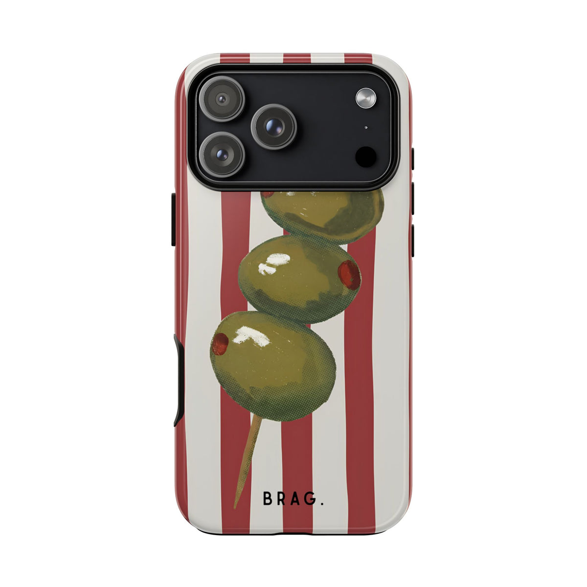 Olive Hour Tough Phone Case – Shockproof Protective iPhone Cover
