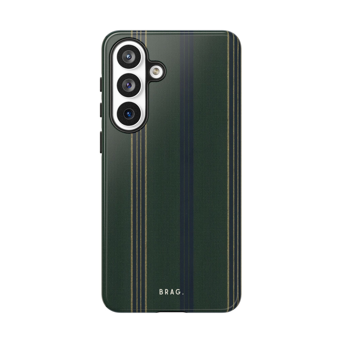 Olive Pinstripe Tough Phone Case – Shockproof Protective iPhone Cover