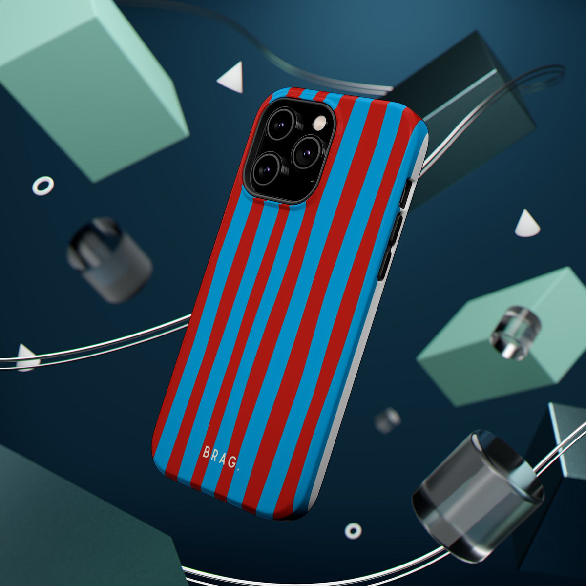 Riviera Stripe Magnetic Impact-Resistant Phone Case