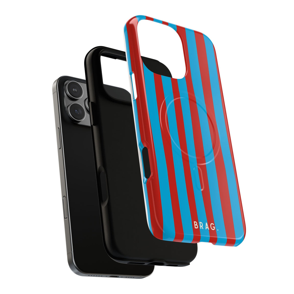 Riviera Stripe MagSafe Tough Phone Case — Magnetic Protective Cover