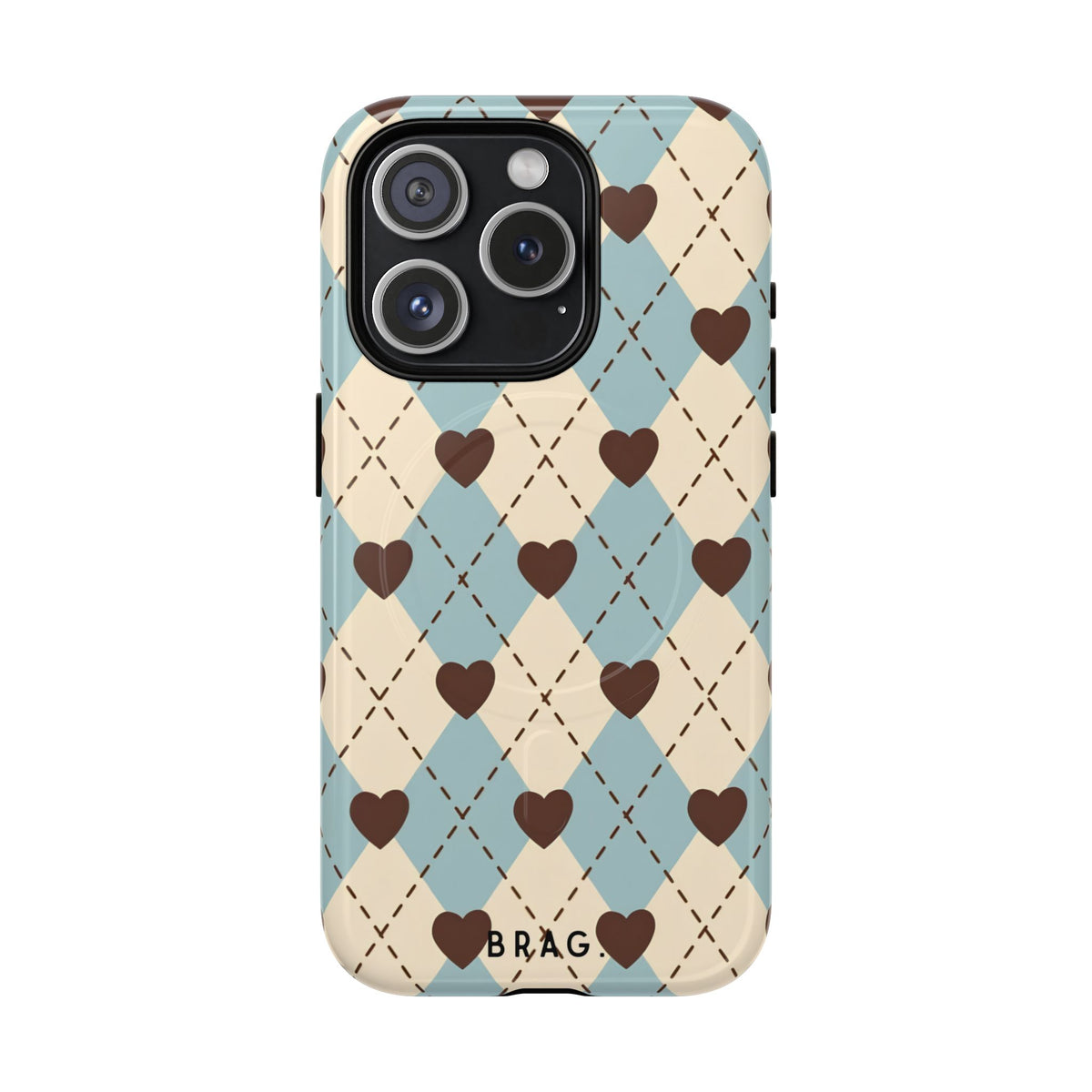 Sweetheart Plaid MagSafe Tough Phone Case — Magnetic Protective Cover