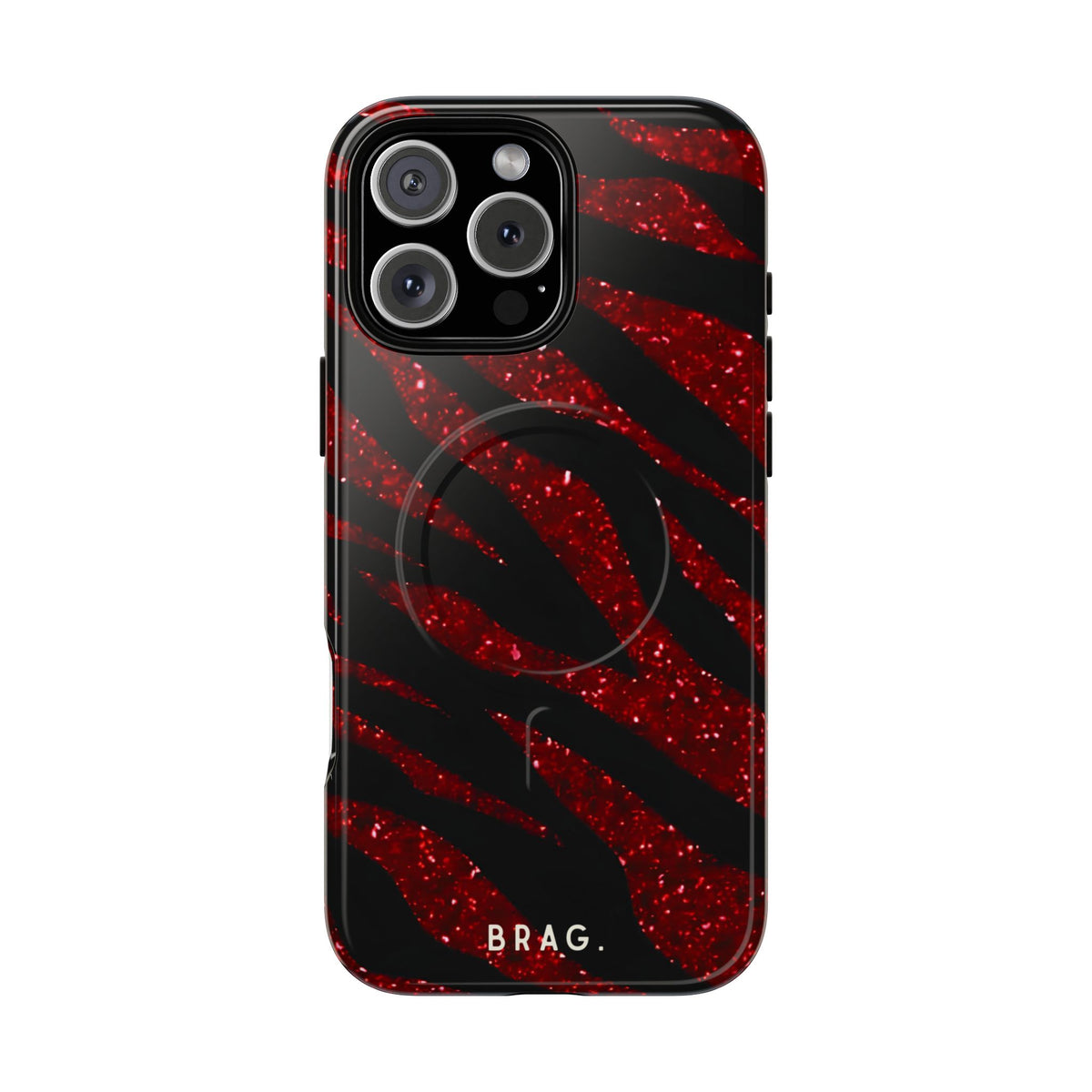 Red Tiger MagSafe Tough Phone Case — Magnetic Protective Cover