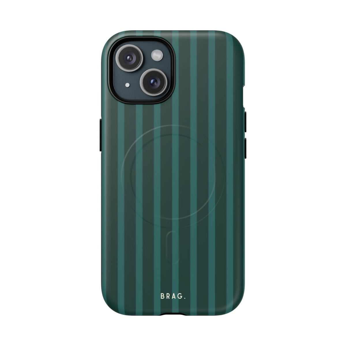 Forest Stripe MagSafe Tough Phone Case — Magnetic Protective Cover