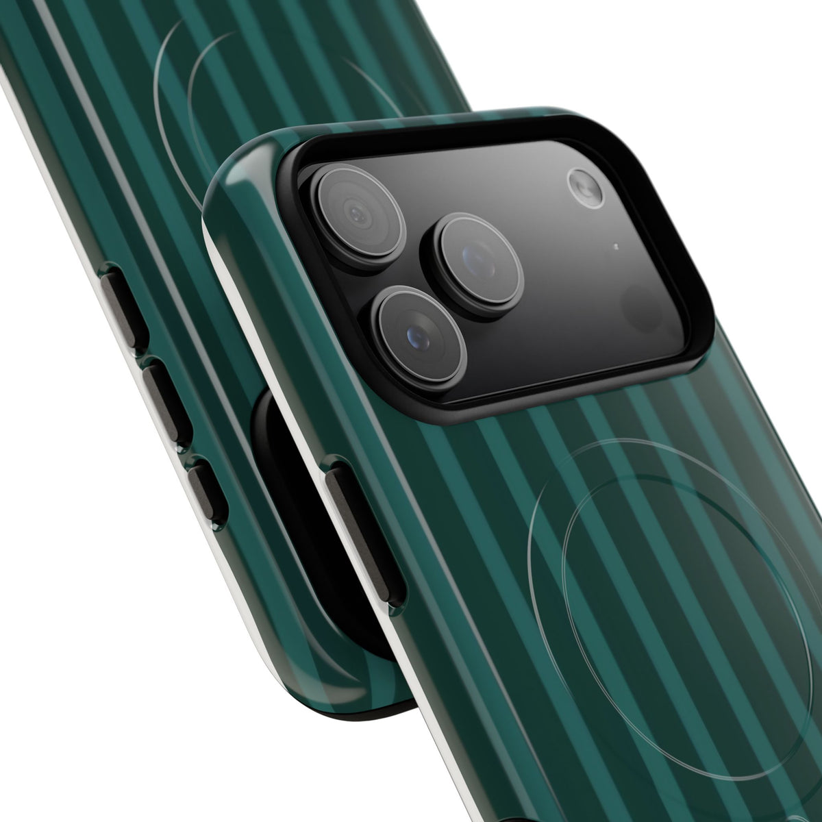 Forest Stripe MagSafe Tough Phone Case — Magnetic Protective Cover