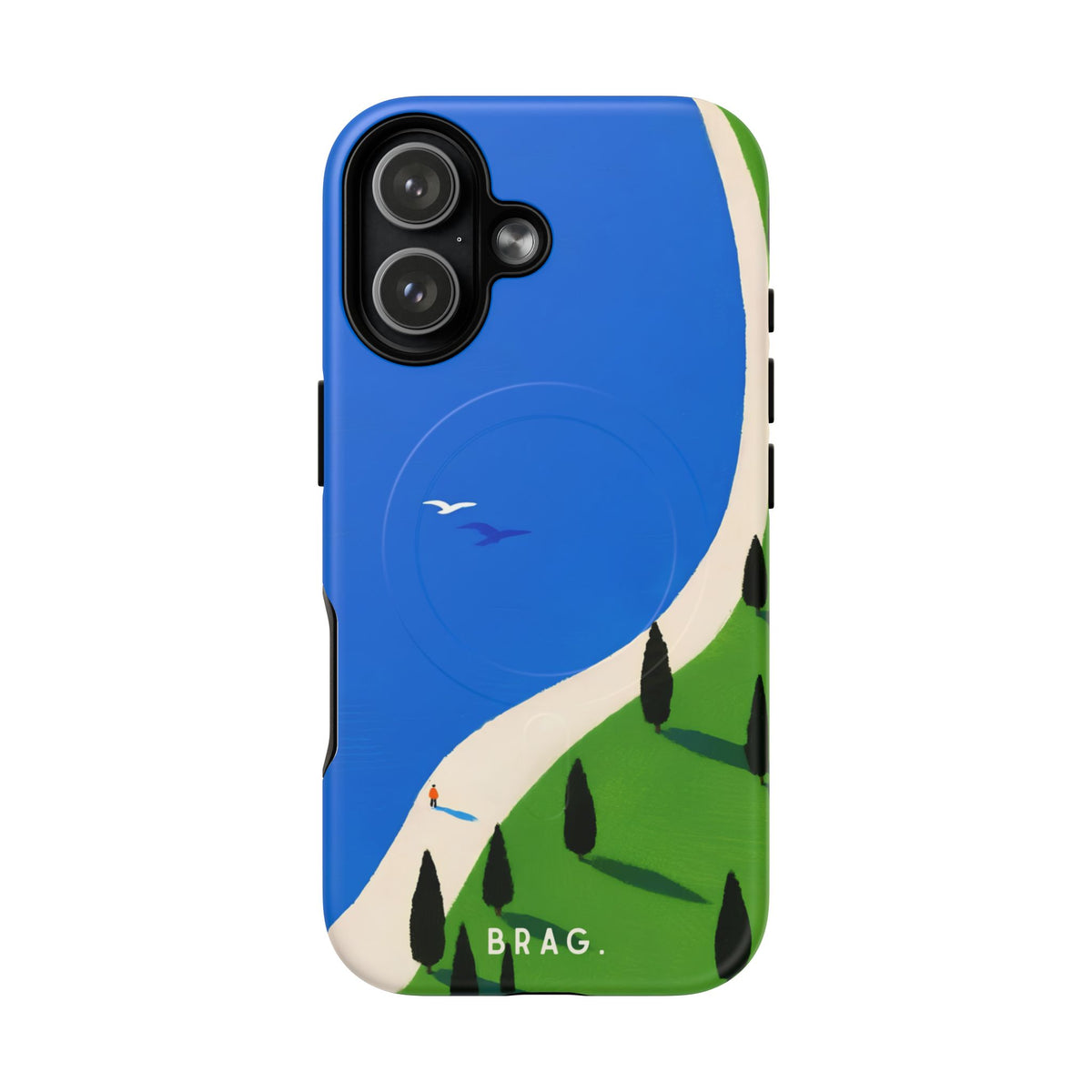 Blue Escape MagSafe Tough Phone Case — Magnetic Protective Cover