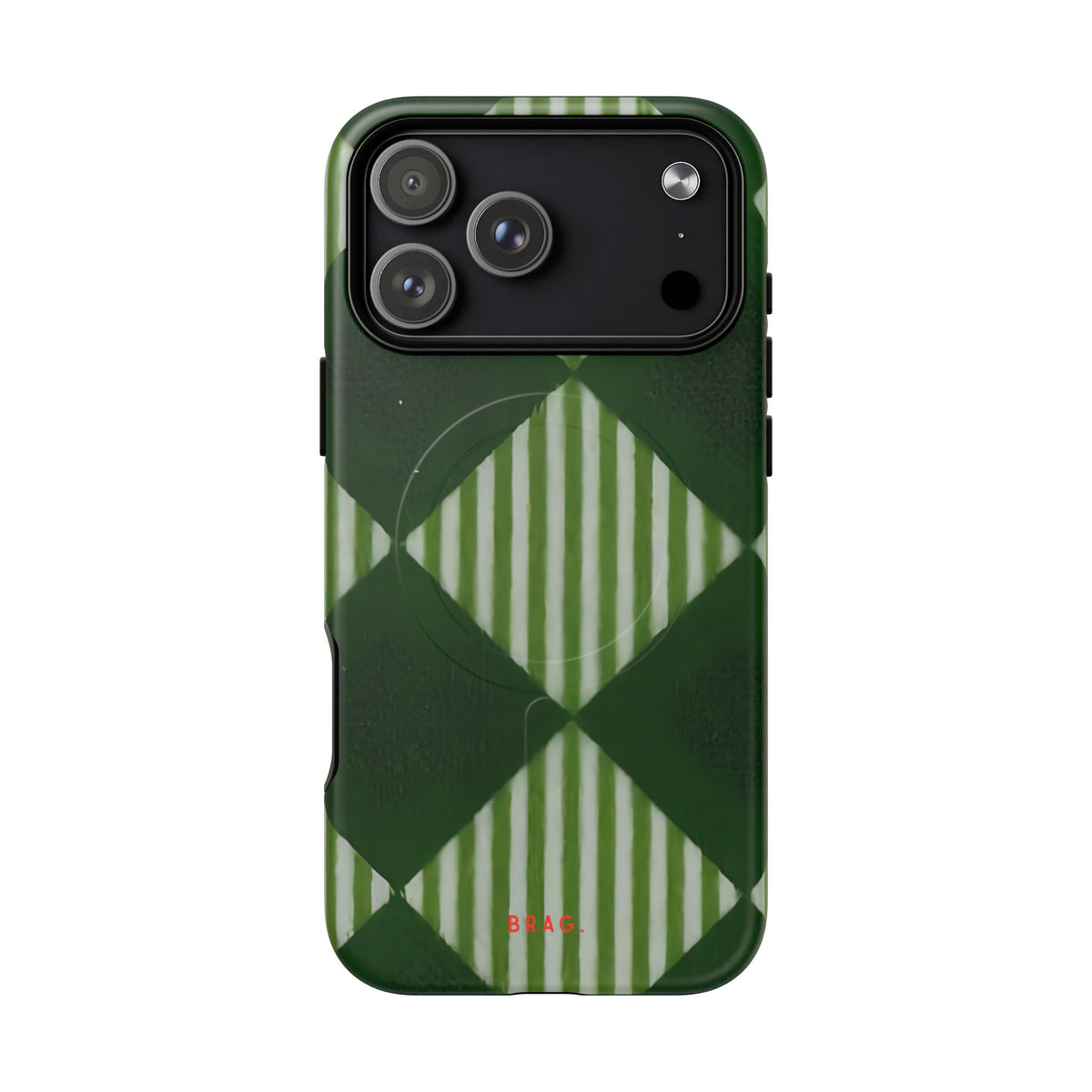 Woven Pattern MagSafe Tough Phone Case — Magnetic Protective Cover