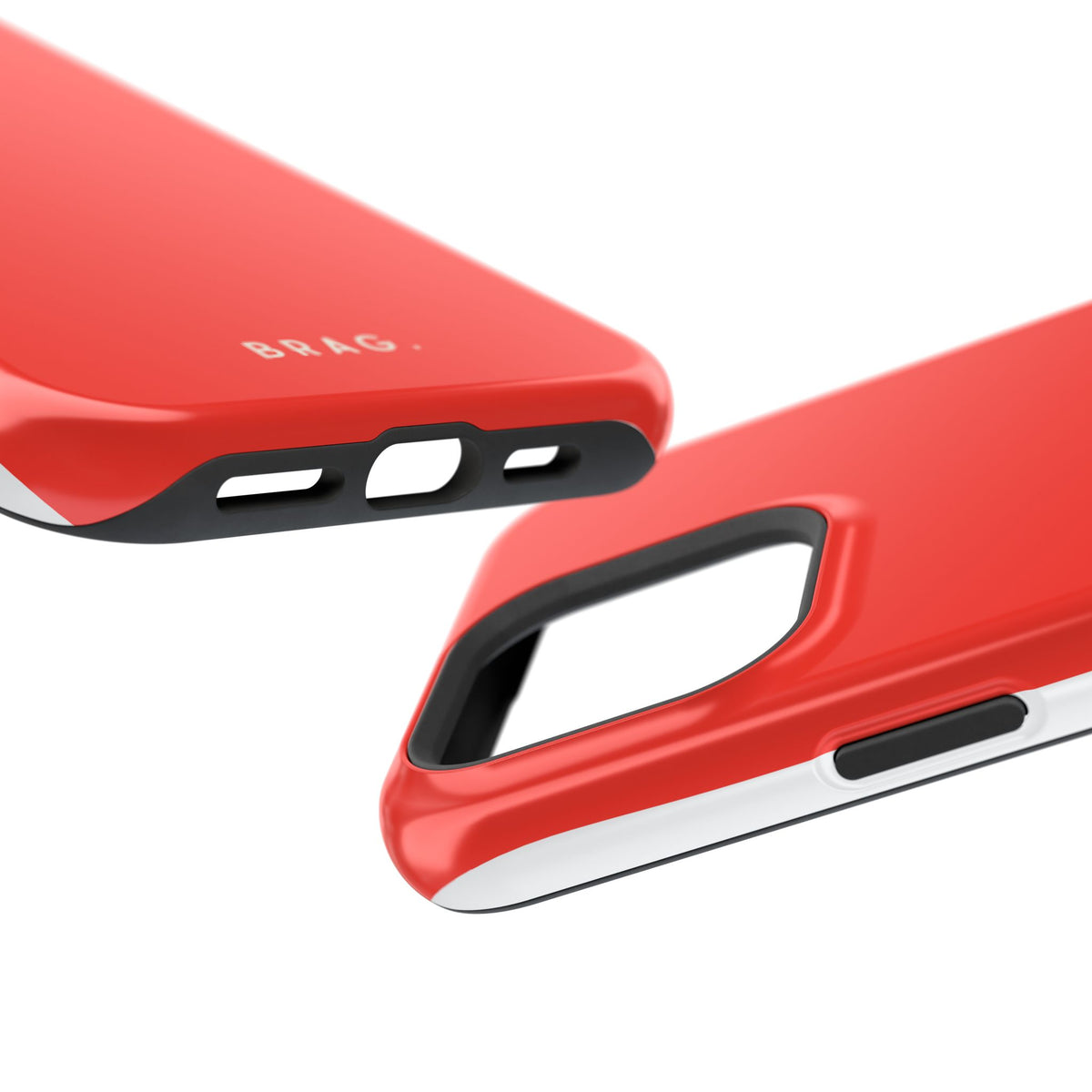 Brag Red Magnetic Impact-Resistant Phone Case