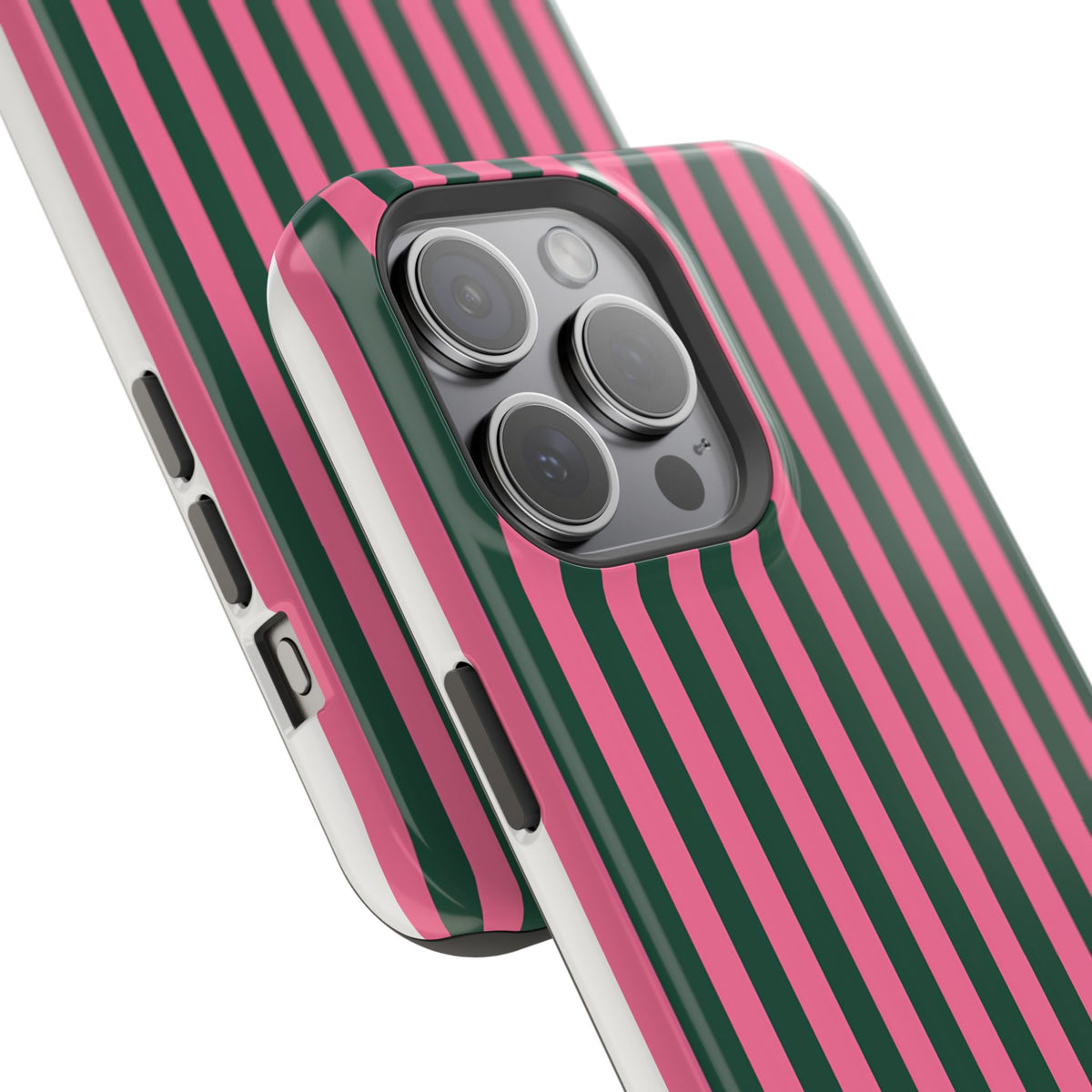 Flamingo Stripe Magnetic Impact-Resistant Phone Case