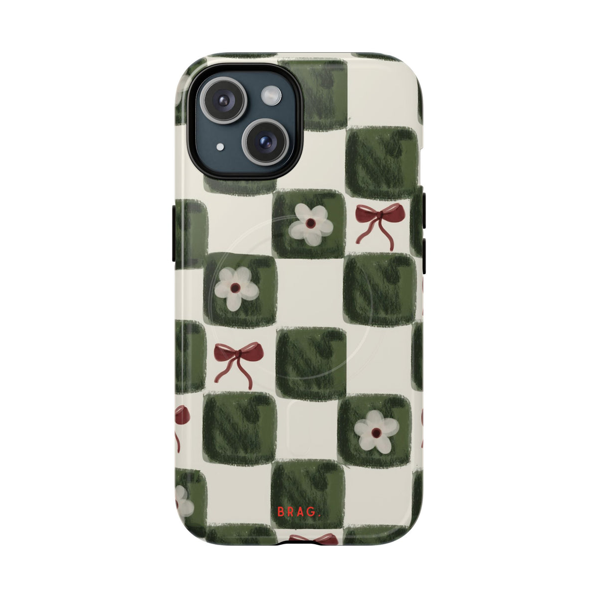 Garden Mosaic MagSafe Tough Phone Case — Magnetic Protective Cover