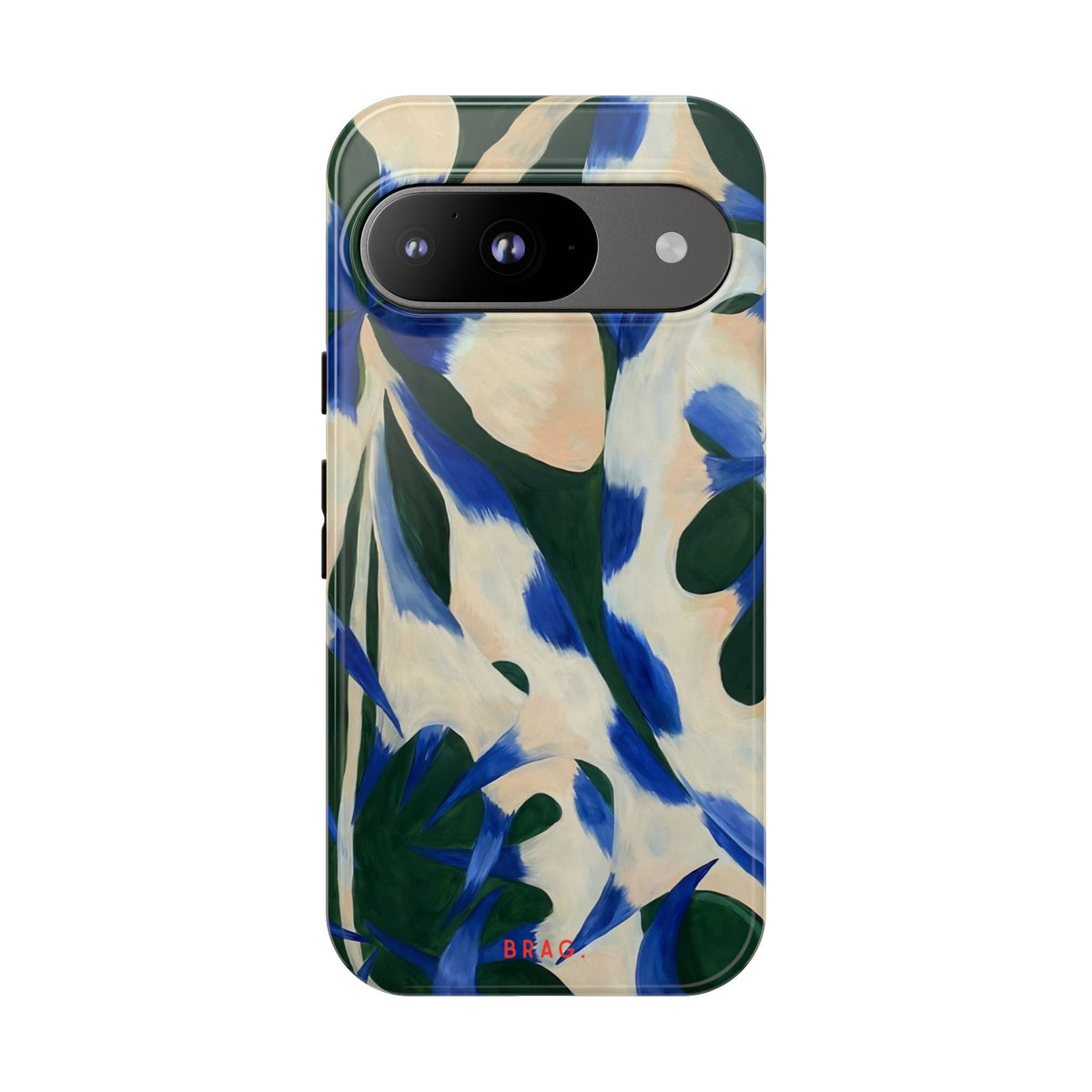 Blue Garden Tough Phone Case – Shockproof Protective iPhone Cover