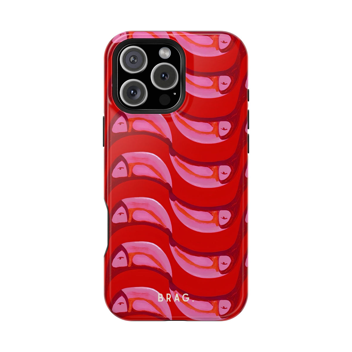 Pink Current Magnetic Impact-Resistant Phone Case
