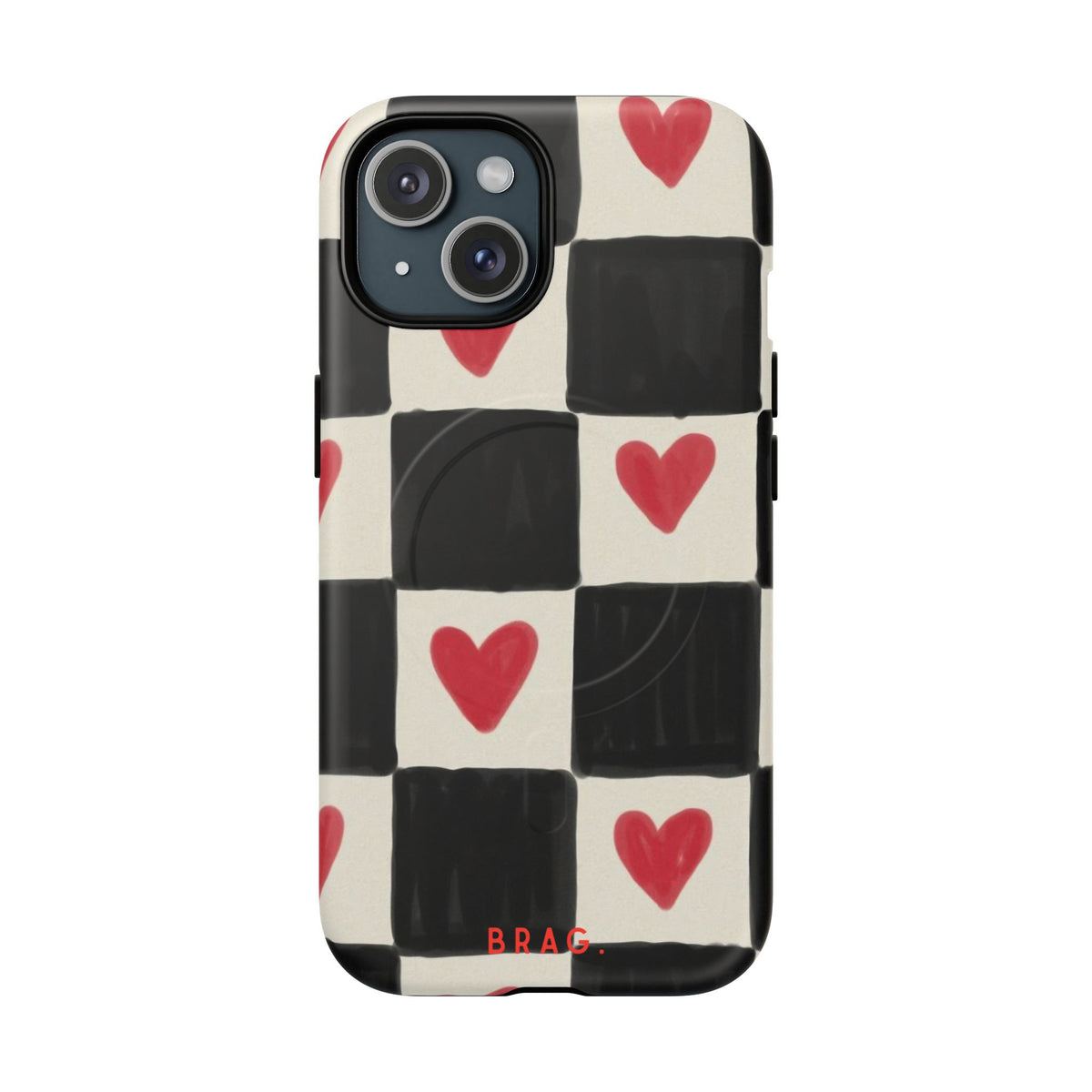Heart Check MagSafe Tough Phone Case — Magnetic Protective Cover