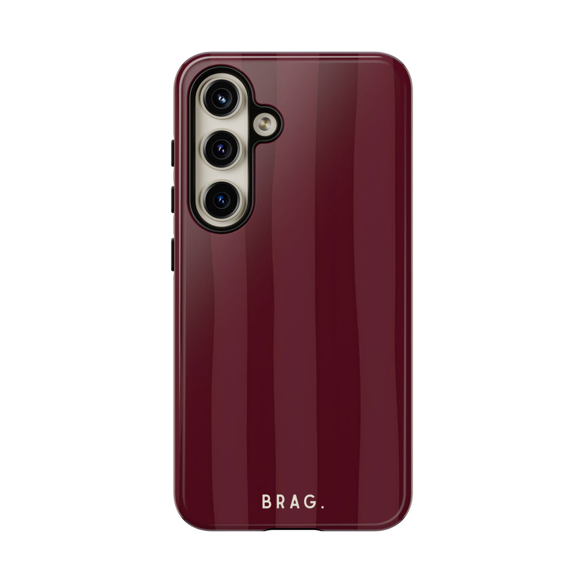 Dark Cherry Tough Phone Case – Shockproof Protective iPhone Cover