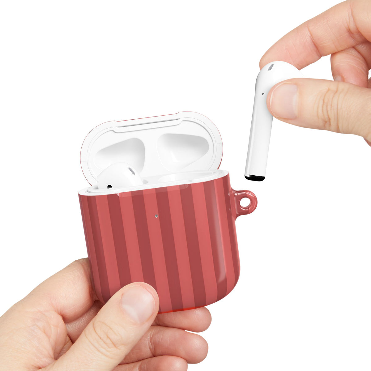 Sunset Stripe AirPod Case – Slim Protective Charging Case