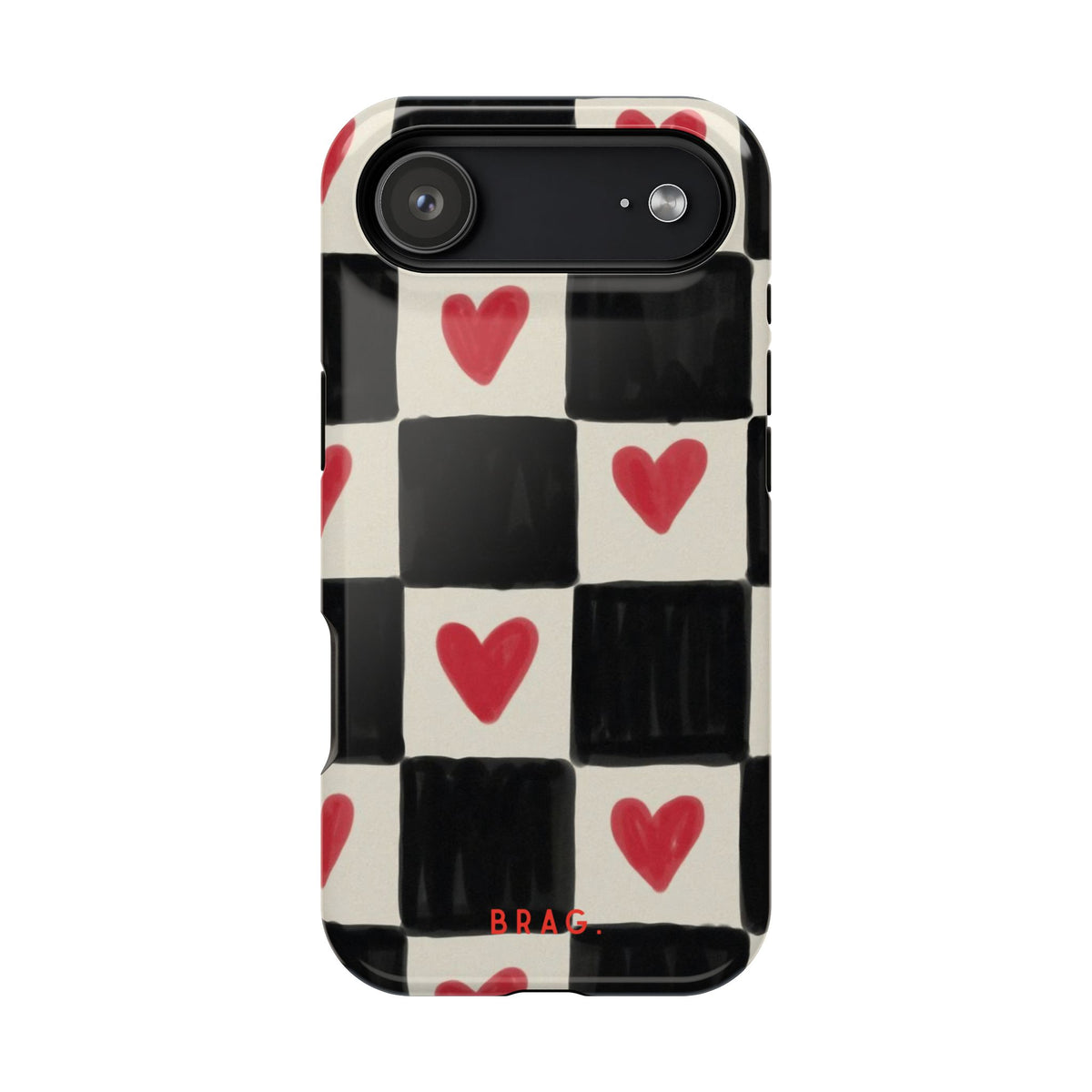 Heart Check Magnetic Impact-Resistant Phone Case