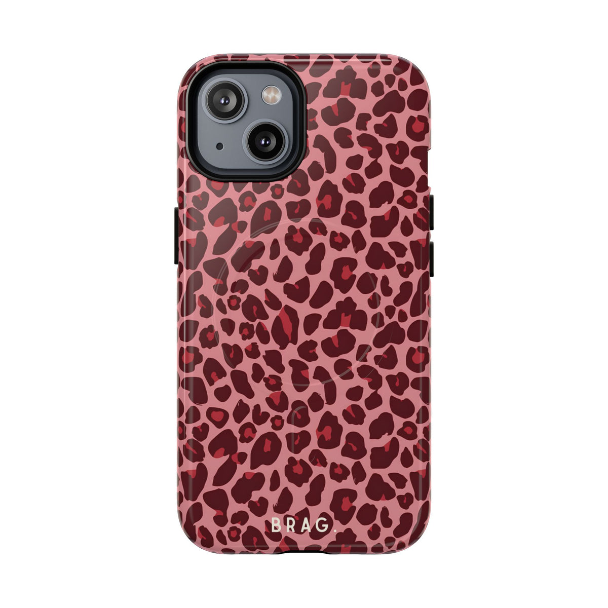 Leopard Love MagSafe Tough Phone Case — Magnetic Protective Cover