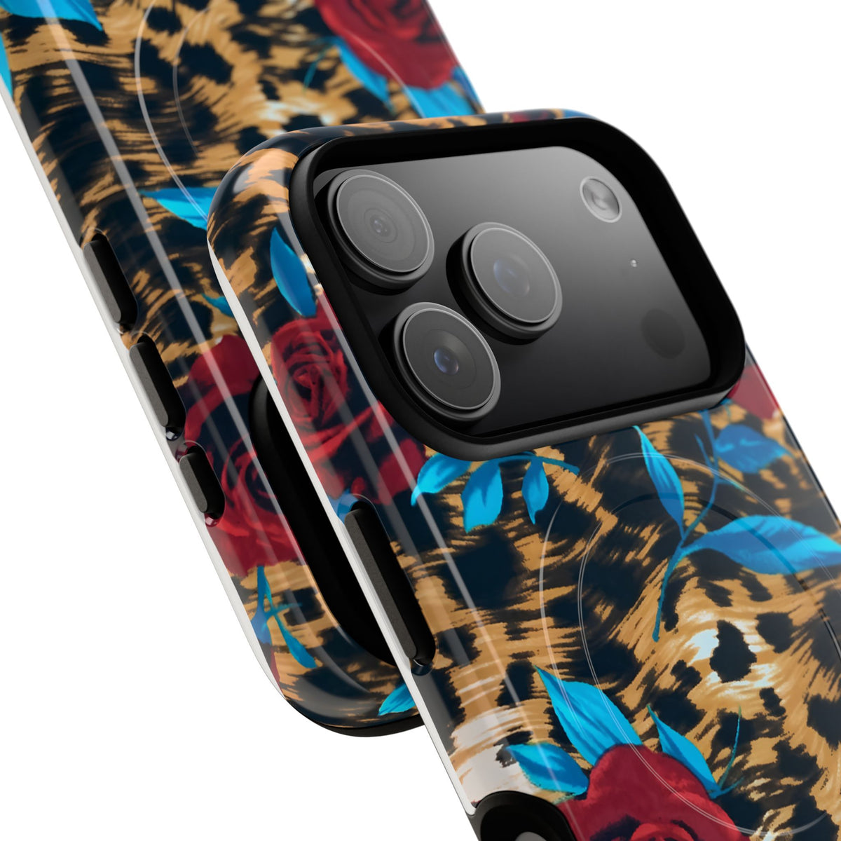 Wild Rose MagSafe Tough Phone Case — Magnetic Protective Cover