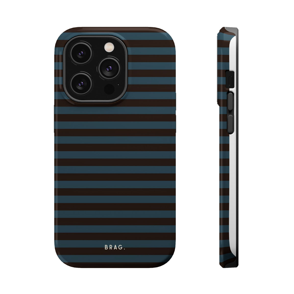 Seaside Stripe Magnetic Impact-Resistant Phone Case