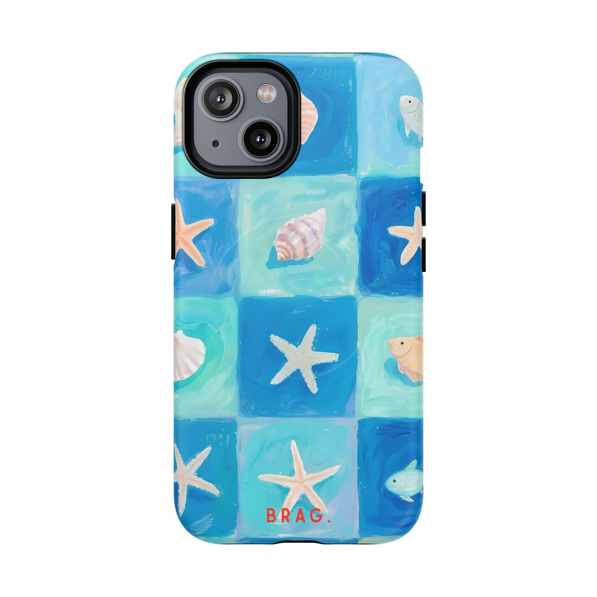 Saltwater Tiles MagSafe Tough Phone Case — Magnetic Protective Cover