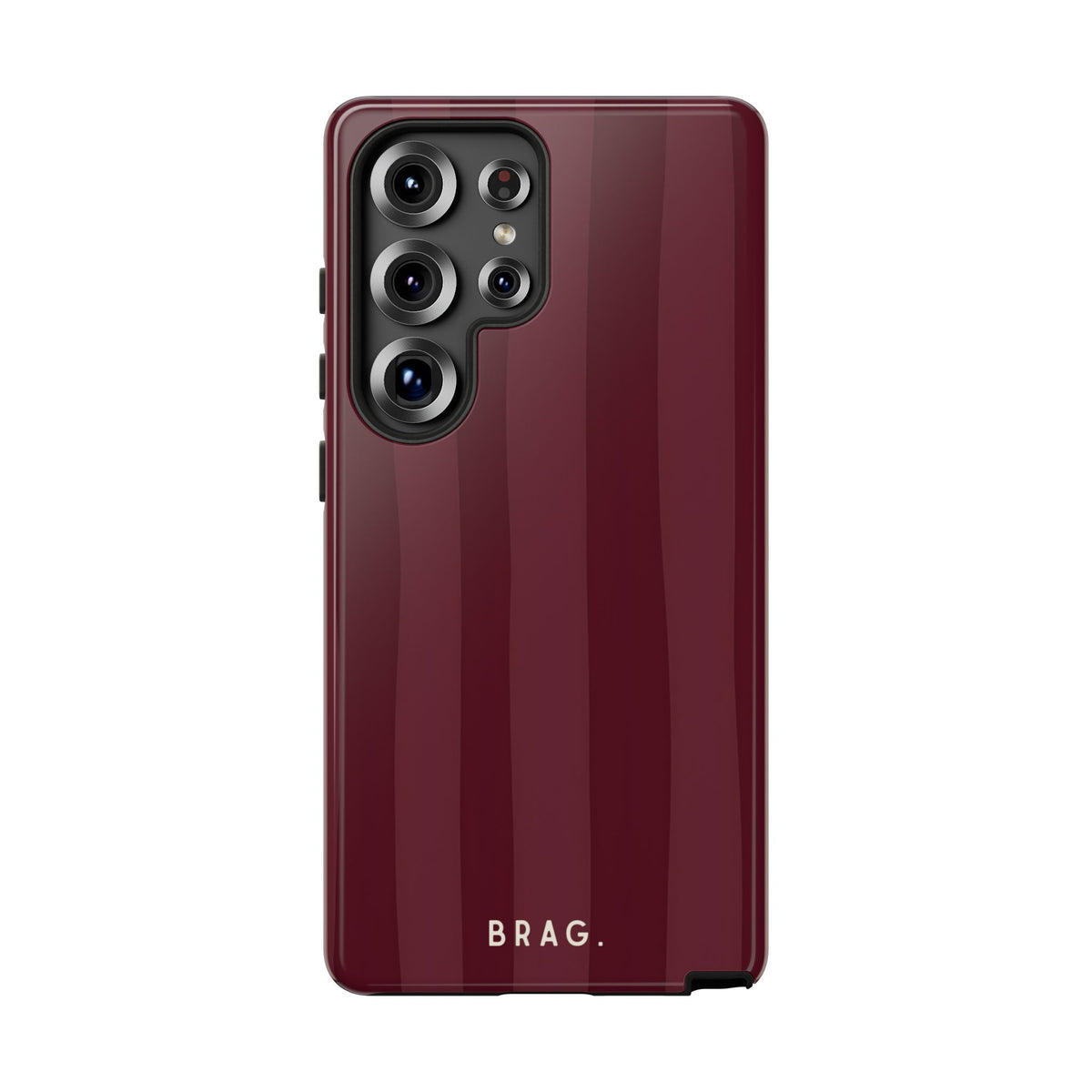 Dark Cherry Tough Phone Case – Shockproof Protective iPhone Cover